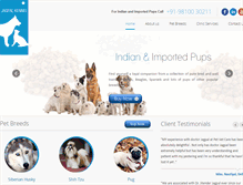 Tablet Screenshot of jagpalhuskykennel.com